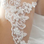 Spaanse sluier met kant