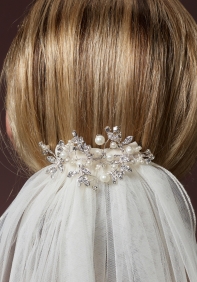 haar accessoire bruid met sluier